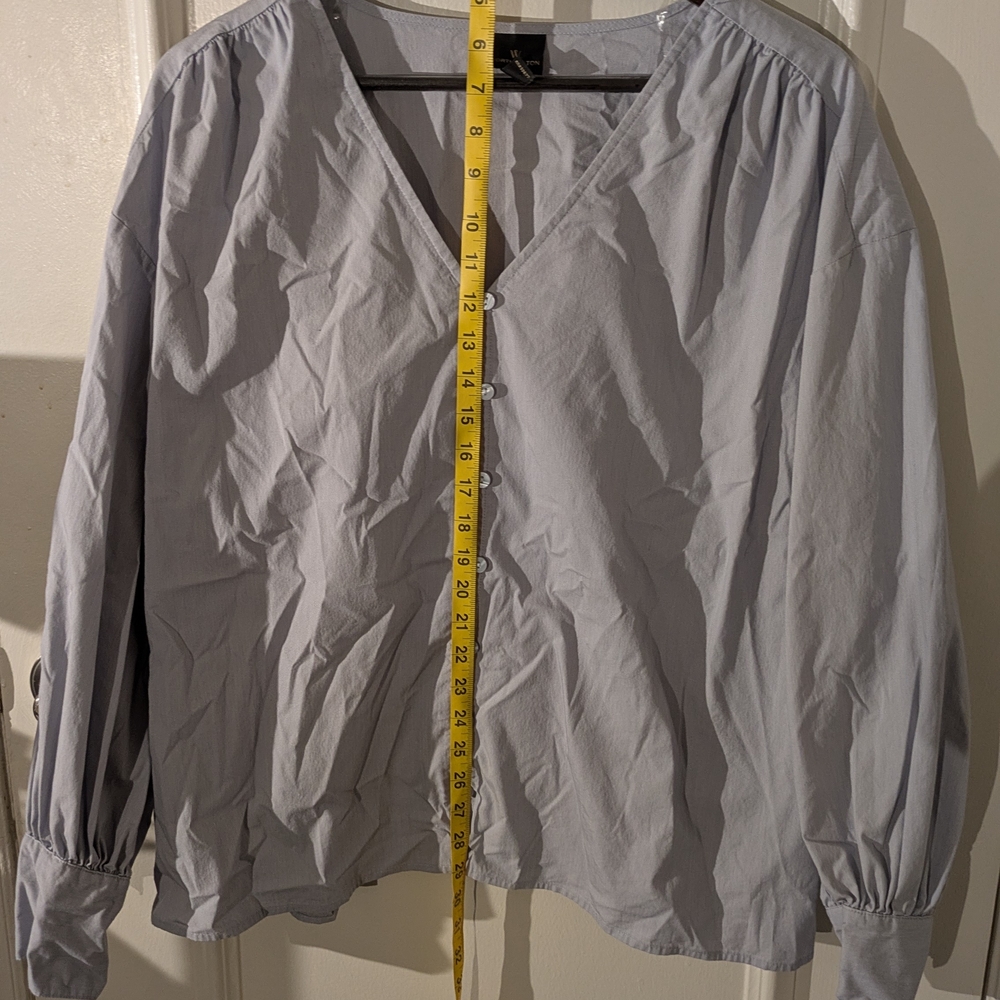 Worthington Gray Blouse